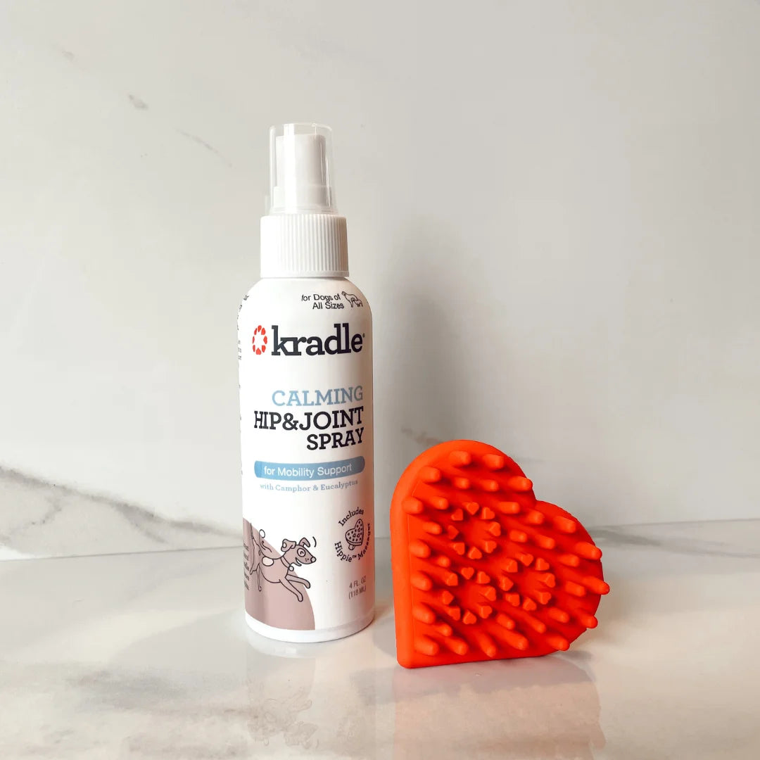 Calming Hip & Joint Spray with Hippie Applicator, Dog Mobility Support, 4 Ounces
