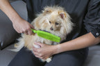 Duo Pet Hair Rubber Brush, Dual Sided to Easily Remove Fur and Lint from Clothing and Upholstery, Thick Bristles Groom Dogs and Cats, Easy to Clean, Colors May Vary