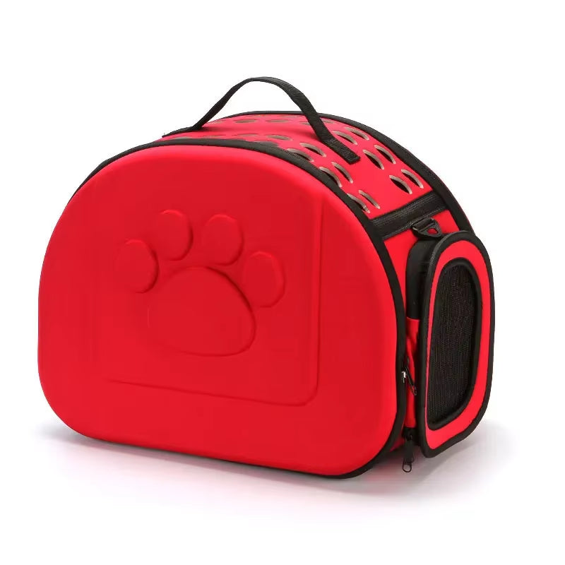 EVA Material Quality Travel Pet Bag Cat Flower Carriers Bags Folding Small Dog Outdoor Shoulder Bag Folding Cats Carrying