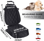 Dog Seat Cover Cars Trucks Suvs, Thick 600D Waterproof Pet Car Seat Cover Dog, Heavy Duty & Wear-Resistant Durable Nonslip Backing with Side Flaps, Scratchproof Dog Front Seat Cover